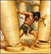 Israel's nuclear option is called the "Samson Option" after the biblical Hebrew leader, Samson. He was blinded and put on show in the Phillistine palace. Called upon Yehova to give him one last blast of strength to push out the pillars and bring the palace down taking the Phillistine royalty with him in an act of Kosher Kamakazi. If Israel's existence is truly threatened, it will use its 200 atomic weapons to take down its enemies. 