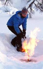 ArcticMethanePlumeFire