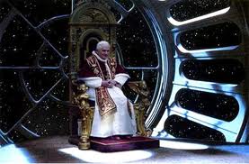 PopeBenedictInDarthSidiousThrone