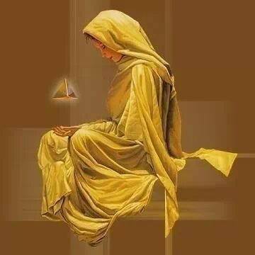 MeditationGoldenFloating