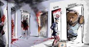 Neocon hegemons of the USA make Uncle Sam that  nut job who follows the definition of "insanity" as a supremacist ideology: upon every disastrous failure, keep doing the same thing again and again expecting a different result.