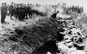 Hitler's hands touched no gun. His mass murders were enabled by the German people, at home making the weapons and in uniform, here!