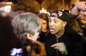 Click on this picture to watch Fox News reporter Geraldo Rivera confronted eloquently by this African-American citizen of Baltimore.