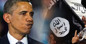 ParisAttack-ObamaOopsMugISISFlag
