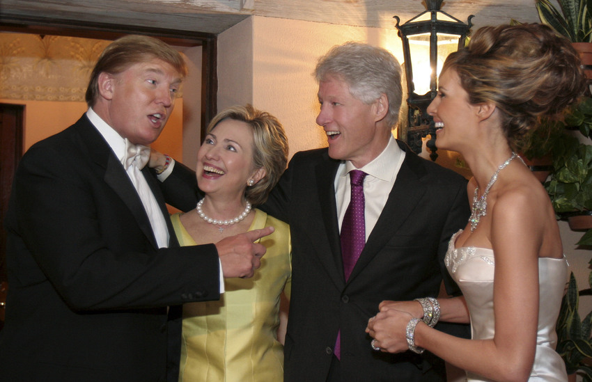 TrumpWeddingwithClintons