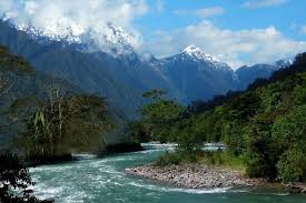 The snow capped mountains of Burma, where there are many skiing resorts and opportunities to enjoy snowfall in the subtropical latitudes.