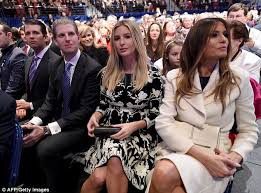 Look behind the Trump children. You'll see a whole lot of women supporters. I've even had Hillary supporters say they only see men in his vast crowds. Are they blinded by their political bias?