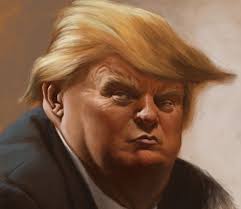 TrumpCartoonGothingRealism
