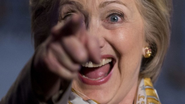 HillaryClintonPointingBrightEyedSmile