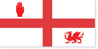 EnglishFlagCrossStGeorgeDavidhandandWelshDragon