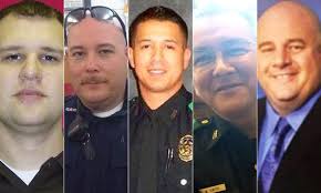 Black lives and White lives matter. These five Dallas policemen did not deserve to be made examples of a handful of bad cops killing innocent black men.