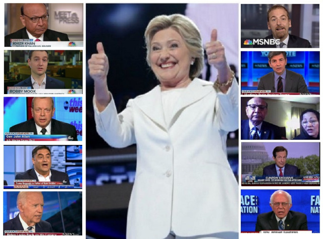 Khan-Job-MontageOfMediaFrenzieHillaryThumbsUp