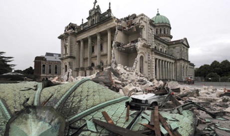 The devastation of Christchurch in February 2010.