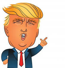 TrumpOrangecartoonPointing