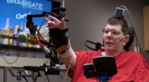 Paraplegic-breakthrough-Kochevar Demonstrating