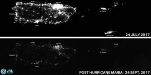 PuertoRicoNightbefore-afterHurricaneMariaNOAA