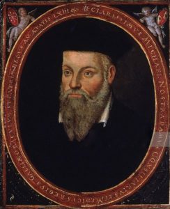 Nostradamus (1503-1566) Painting by Cesar de Nostradamus. 