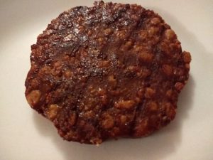 Where's the beef? No, it's not what some of you are thinking. This is a "veggie" patty."