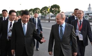 Putin and Xi on their walk in St. Petersberg at SPIEF.