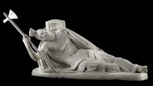 The Dying Tecumseh. Sculpture by Ferdinand Pettrich. Smithsonian Museum.