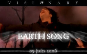 Michael Jackson, singing Earth Song from his HIStory Album.