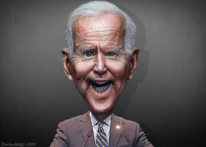 Joe Biden caricature by DonkeyHoty ©Creative Commons.