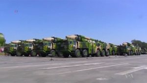 Chinese ASBM (Anti-Ship Ballistic Missiles) or “US Carrier Killers” on parade in 2015.