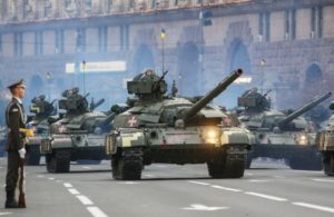 Ukrainian Tanks on Parade in Kiev. Source: Kyiv Post.