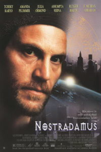 Poster from the movie Nostradamus (1994) produced by Orion Classics, much of which was based on my first book, Nostradamus and the Millennium.