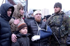 Donetsk, Christmas Day 2014. DPR (Donetsk People’s Republic) Sparta Battalion’s commander Arseny Pavlov. Photo:Andrew Butko, © Creative Commons.