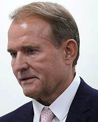 Viktor Medvedchuk seen here in September 2019 when he was an MP of the Ukrianian Rada and leader of the largest pro-Russian and opposition party. We may be looking at Zelensky’s replacement once this war is over. © Creative Commons.