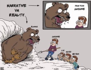 ChineseCartoonRussia Narrative and reality