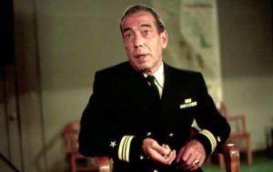 Captain Queeg from the movie The Caine Mutiny rolling his Wakka Balls in his palm clickity-clackity with his fingers in the Court-Martial scene. Shown: Humphrey Bogart