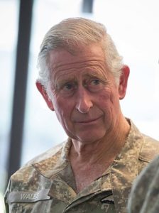 Charles in combat fatigues with “Wales” as his name. I find that kind of funny. Perhaps it shows his humor. This was taken in Wellington, New Zealand, on 7 November 2015. Photo, New Zealand Defence Force. © Creative Commons.