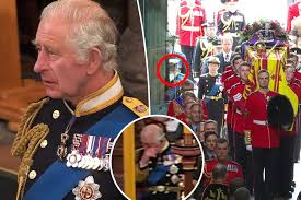 “I dreaded this day for a very long time,” Charles III. Montage shots of King Charles tearing up during the days of funeral proceedings.