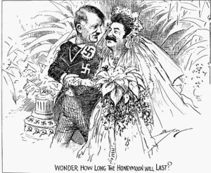 586px-Hitler_and_Stalin._Wonder_how_long_the_honeymoon_will_last-SRC-Cartoon 9 Oct 1939 byCliffordK. Berryman (1869-1949