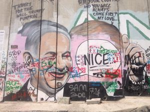 640px-Bethlehem_wall_graffiti_NetanyahuSRC-Jj M Ḥtp-cco 1.0-universal