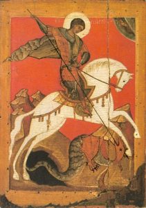 421px-Saint_George_iconSRC-public domain in Russia